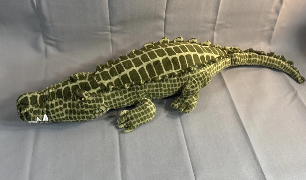 Ikea Soft Toy Alligator Plush Stuffed Animal Toys 22" Green Crocodile NO TAG